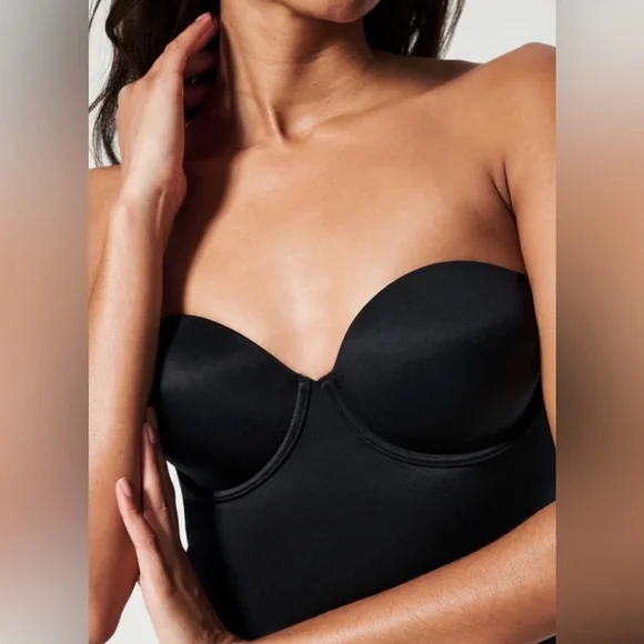 Spanx Black One-Piece Body Suit - Picture 4 of 13